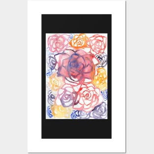 if roses were wildflowers Posters and Art